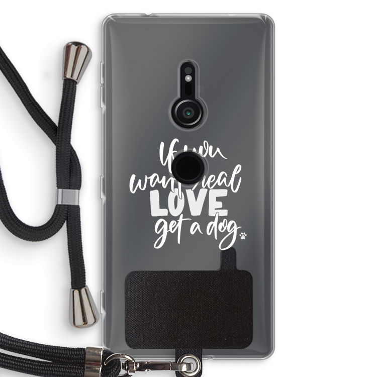 Partner in crime: Sony Xperia XZ2 Transparant Hoesje met koord