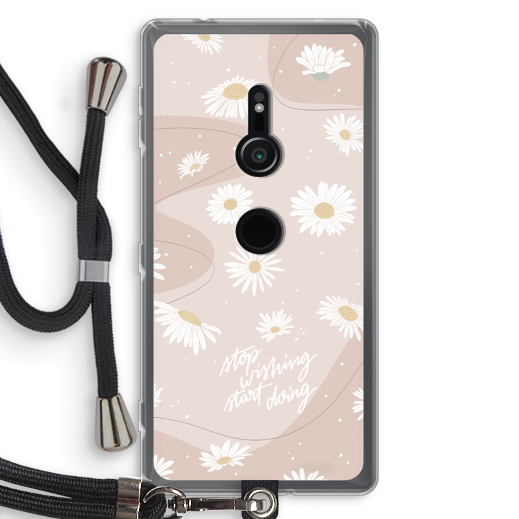 Daydreaming becomes reality: Sony Xperia XZ2 Transparant Hoesje met koord