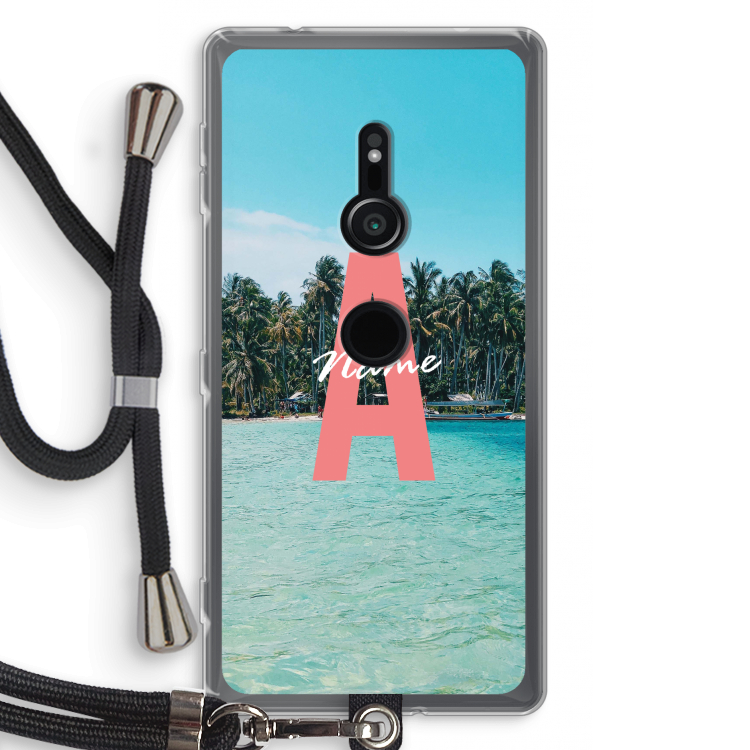 Pacific Dream: Sony Xperia XZ2 Transparant Hoesje met koord