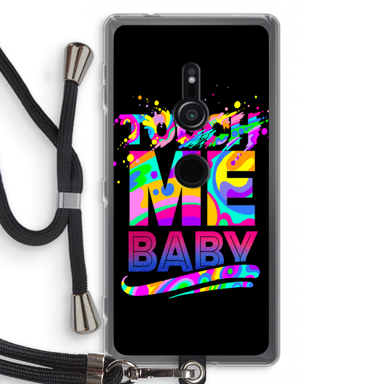 Touch Me: Sony Xperia XZ2 Transparant Hoesje met koord