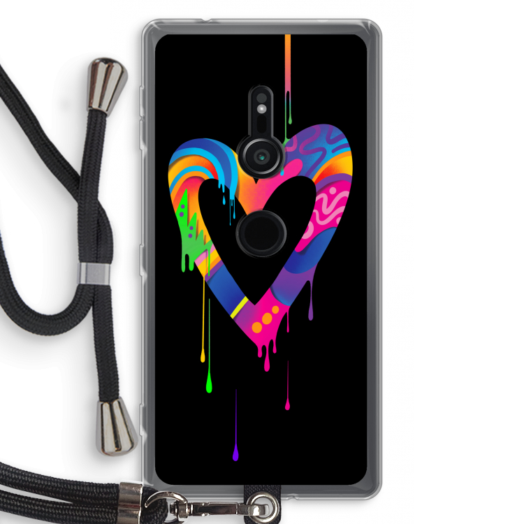 Melts My Heart: Sony Xperia XZ2 Transparant Hoesje met koord