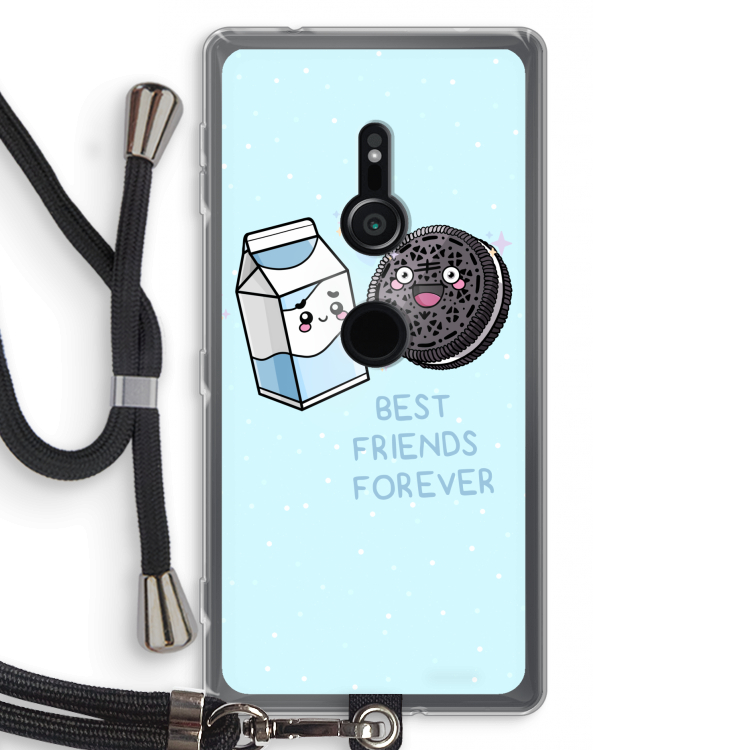 Best Friend Forever: Sony Xperia XZ2 Transparant Hoesje met koord