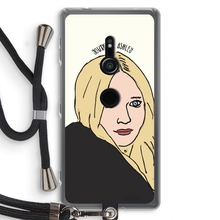 Ashley: Sony Xperia XZ2 Transparant Hoesje met koord