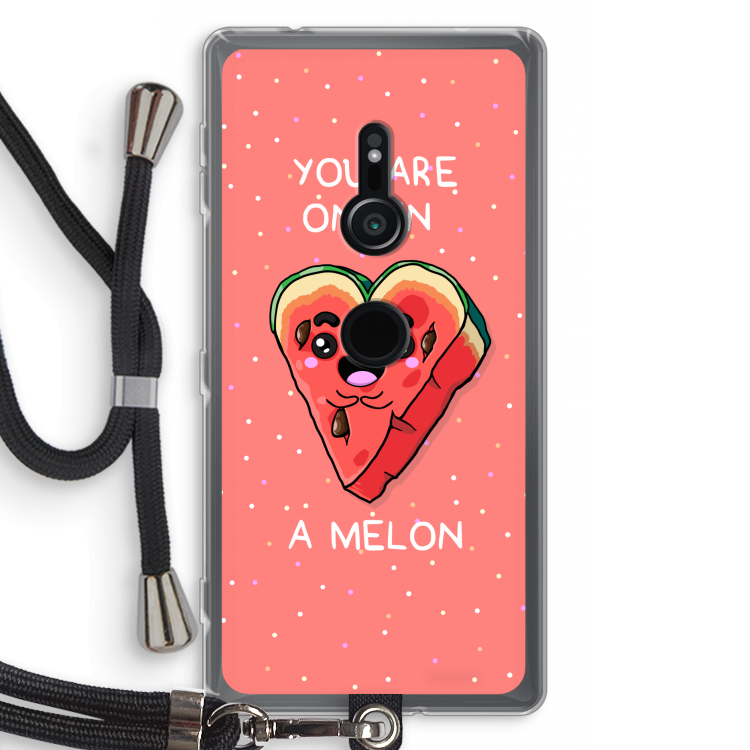 One In A Melon: Sony Xperia XZ2 Transparant Hoesje met koord
