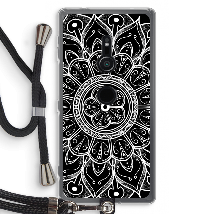 Roses Are Red: Sony Xperia XZ2 Transparant Hoesje met koord