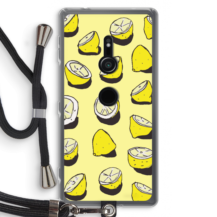 When Life Gives You Lemons...: Sony Xperia XZ2 Transparant Hoesje met koord