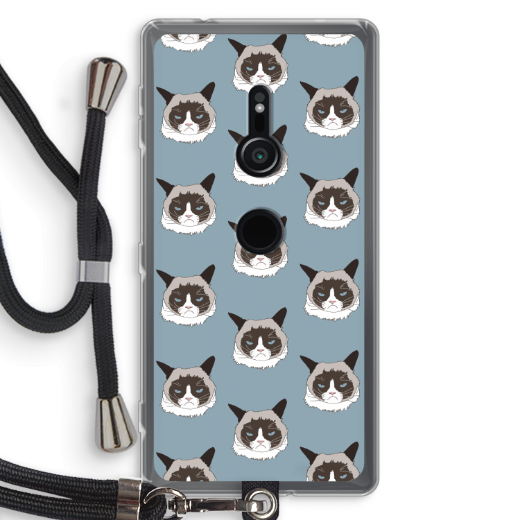 It's a Purrr Case: Sony Xperia XZ2 Transparant Hoesje met koord