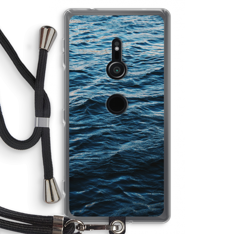 Oceaan: Sony Xperia XZ2 Transparant Hoesje met koord