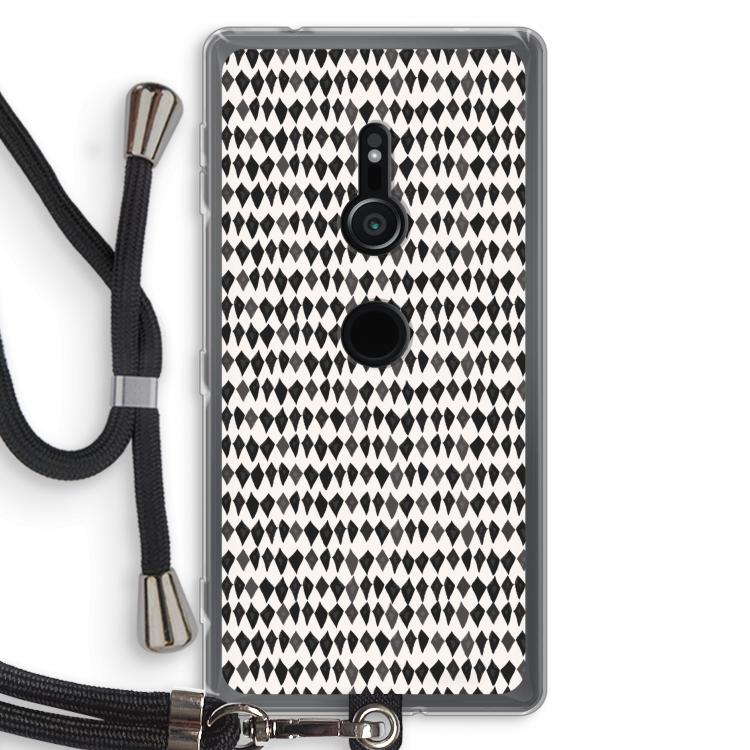 Crazy shapes: Sony Xperia XZ2 Transparant Hoesje met koord