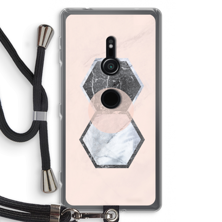 Creatieve toets: Sony Xperia XZ2 Transparant Hoesje met koord