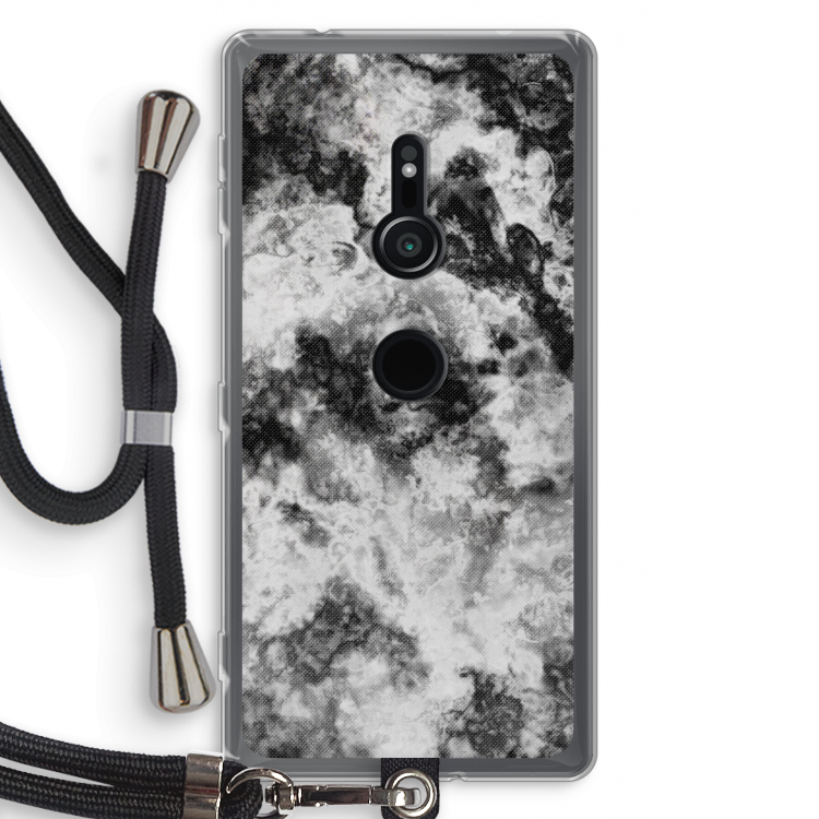 Onweer: Sony Xperia XZ2 Transparant Hoesje met koord