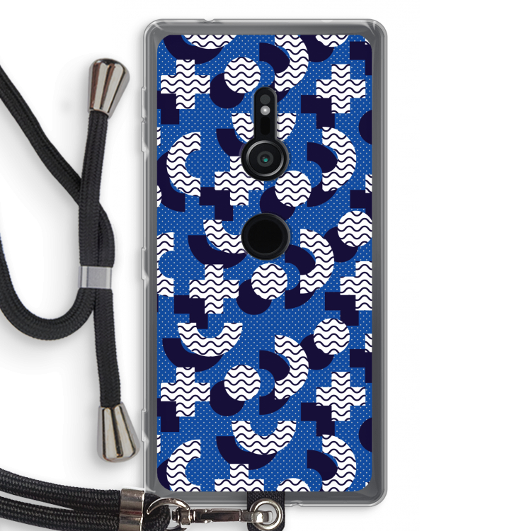 8-bit N°5: Sony Xperia XZ2 Transparant Hoesje met koord