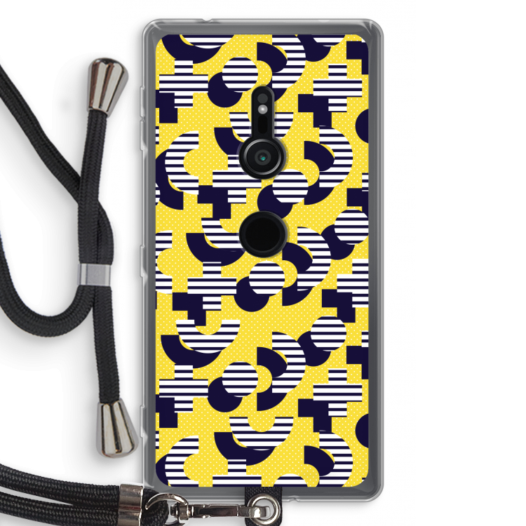 8-bit N°3: Sony Xperia XZ2 Transparant Hoesje met koord