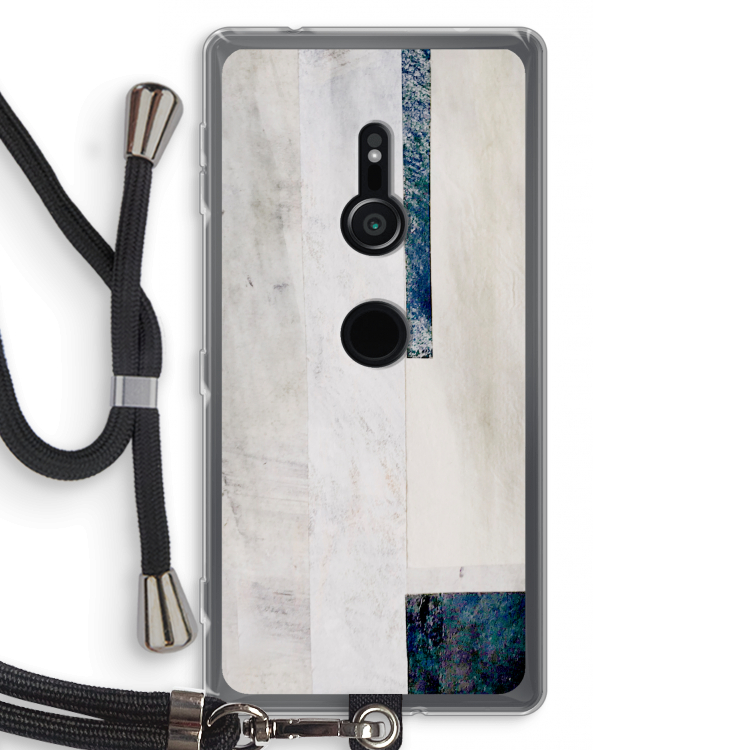 Meet you there: Sony Xperia XZ2 Transparant Hoesje met koord
