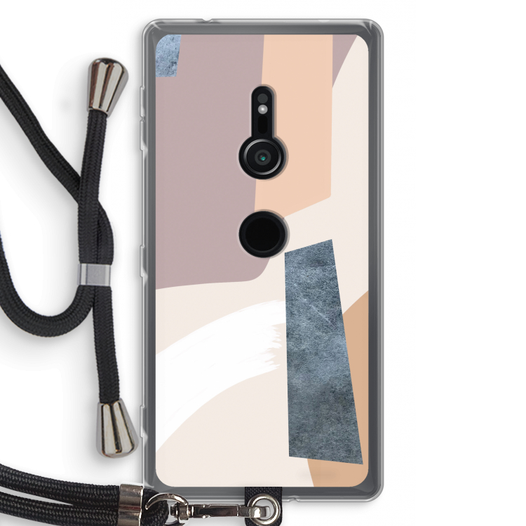 Luca: Sony Xperia XZ2 Transparant Hoesje met koord