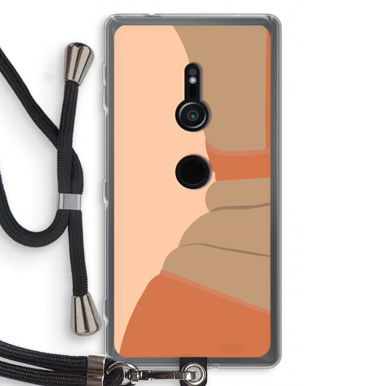 Bikini: Sony Xperia XZ2 Transparant Hoesje met koord