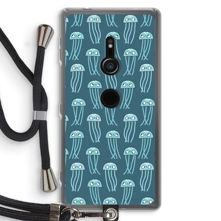 Kwallie: Sony Xperia XZ2 Transparant Hoesje met koord
