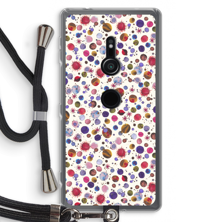 Planets Space: Sony Xperia XZ2 Transparant Hoesje met koord