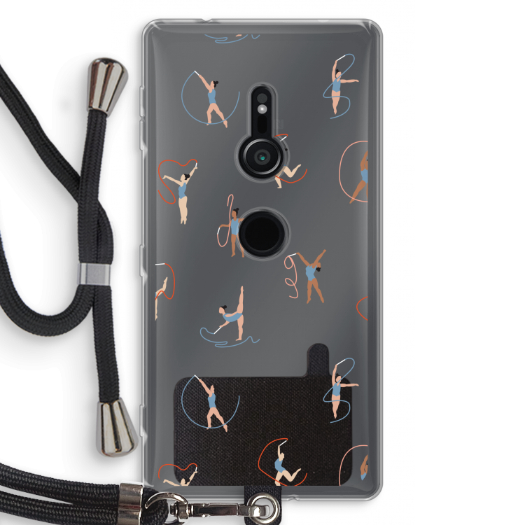 Dancing #3: Sony Xperia XZ2 Transparant Hoesje met koord