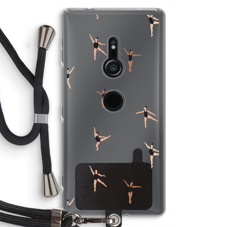 Dancing #1: Sony Xperia XZ2 Transparant Hoesje met koord