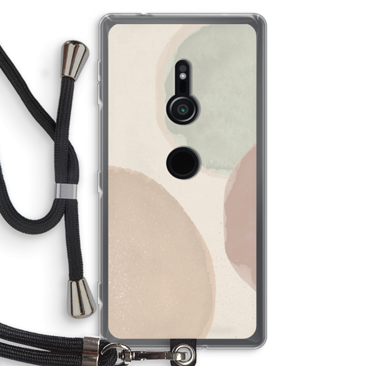 Geo #8: Sony Xperia XZ2 Transparant Hoesje met koord