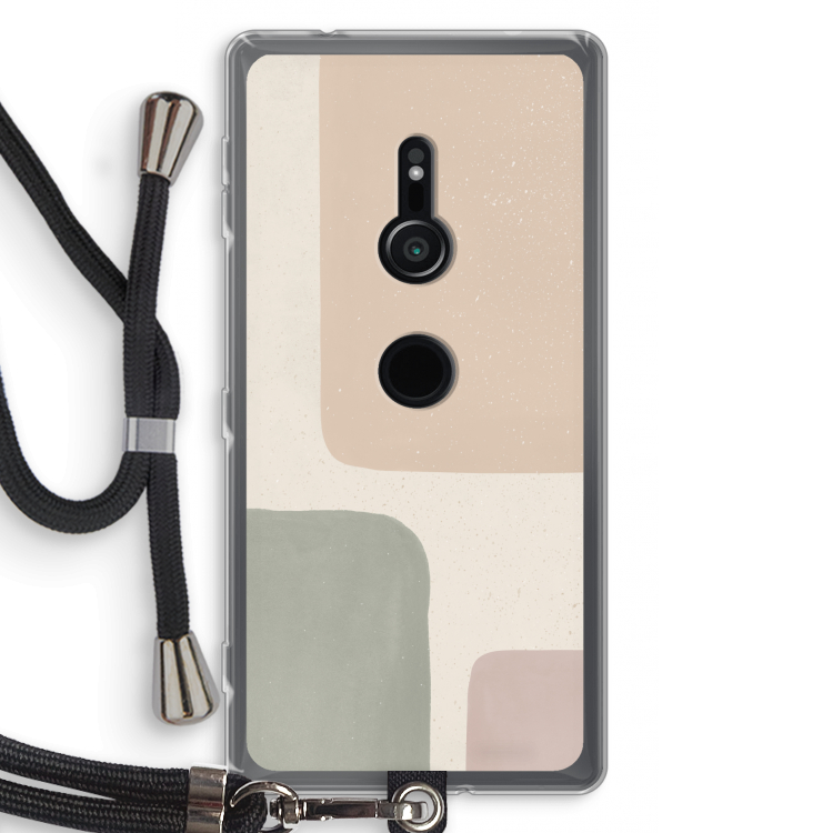 Geo #7: Sony Xperia XZ2 Transparant Hoesje met koord