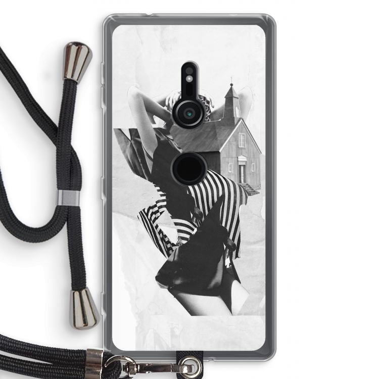 House: Sony Xperia XZ2 Transparant Hoesje met koord