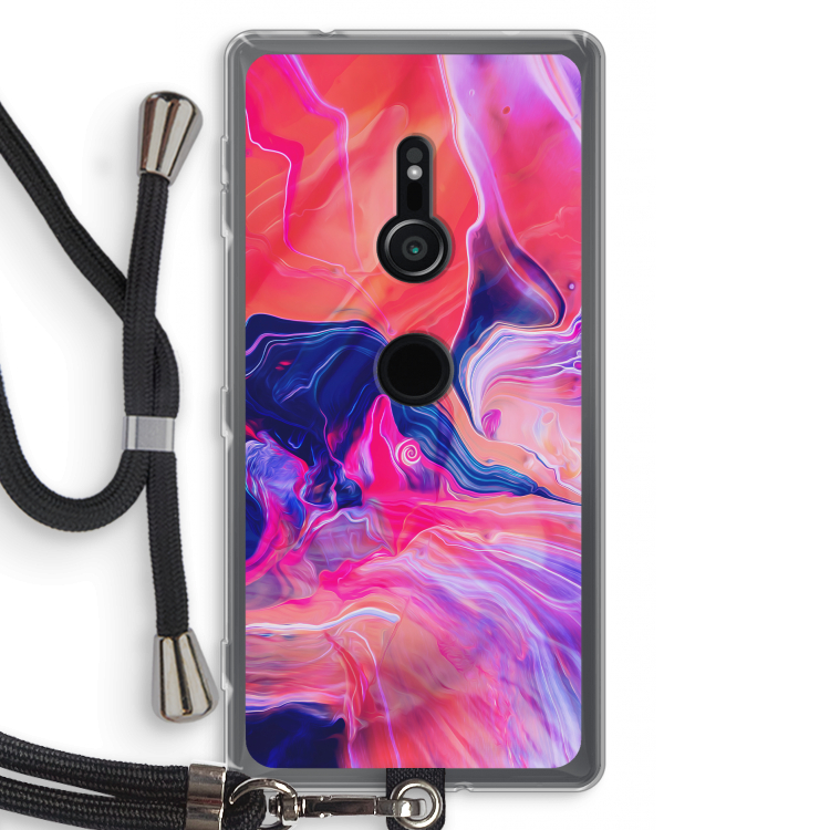 Earth And Ocean: Sony Xperia XZ2 Transparant Hoesje met koord