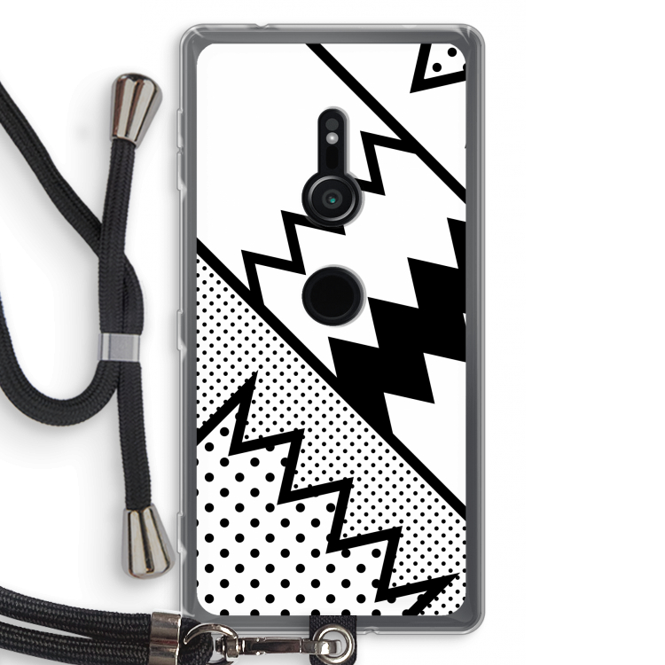 Pop Art #5: Sony Xperia XZ2 Transparant Hoesje met koord