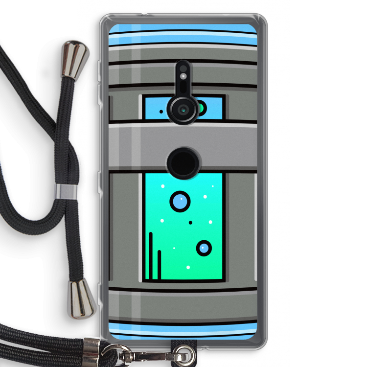 Chug Bottle: Sony Xperia XZ2 Transparant Hoesje met koord