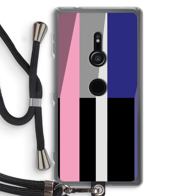 Gestalte 4: Sony Xperia XZ2 Transparant Hoesje met koord