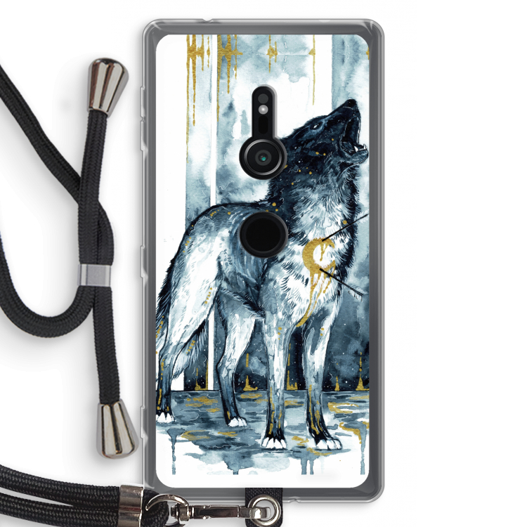 Bleeding Soul: Sony Xperia XZ2 Transparant Hoesje met koord