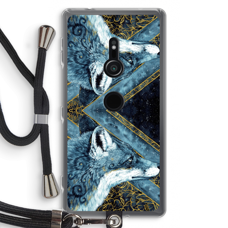 Golden Fox: Sony Xperia XZ2 Transparant Hoesje met koord