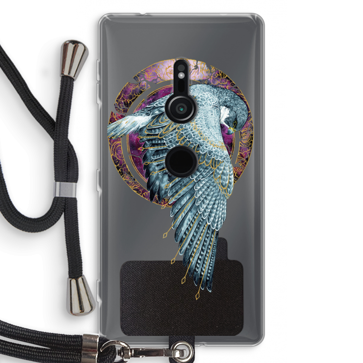 Golden Falcon: Sony Xperia XZ2 Transparant Hoesje met koord