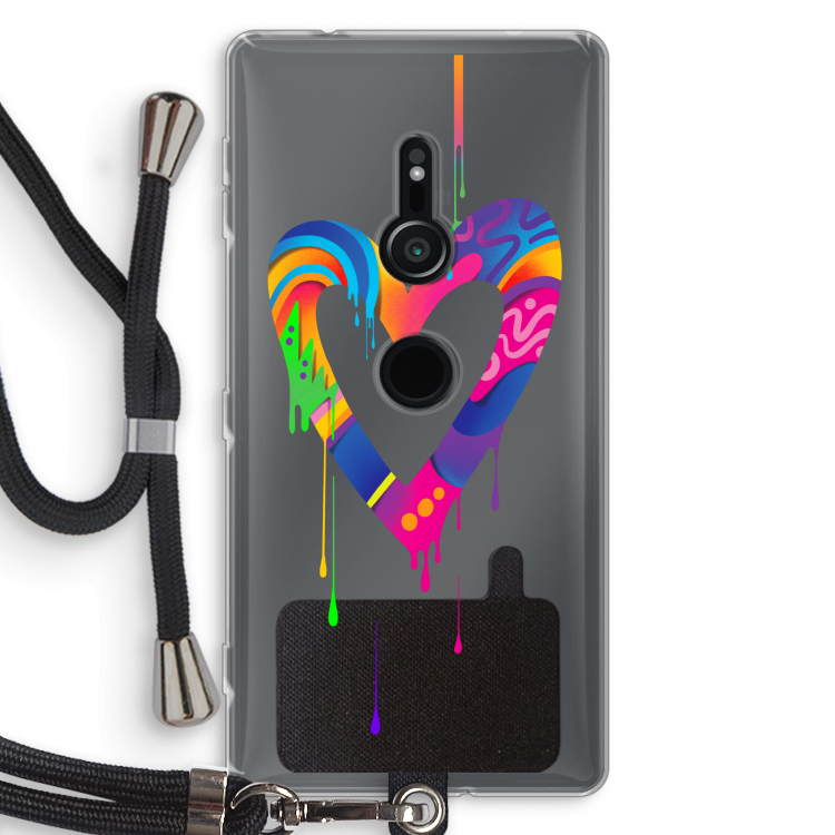 Melts My Heart: Sony Xperia XZ2 Transparant Hoesje met koord