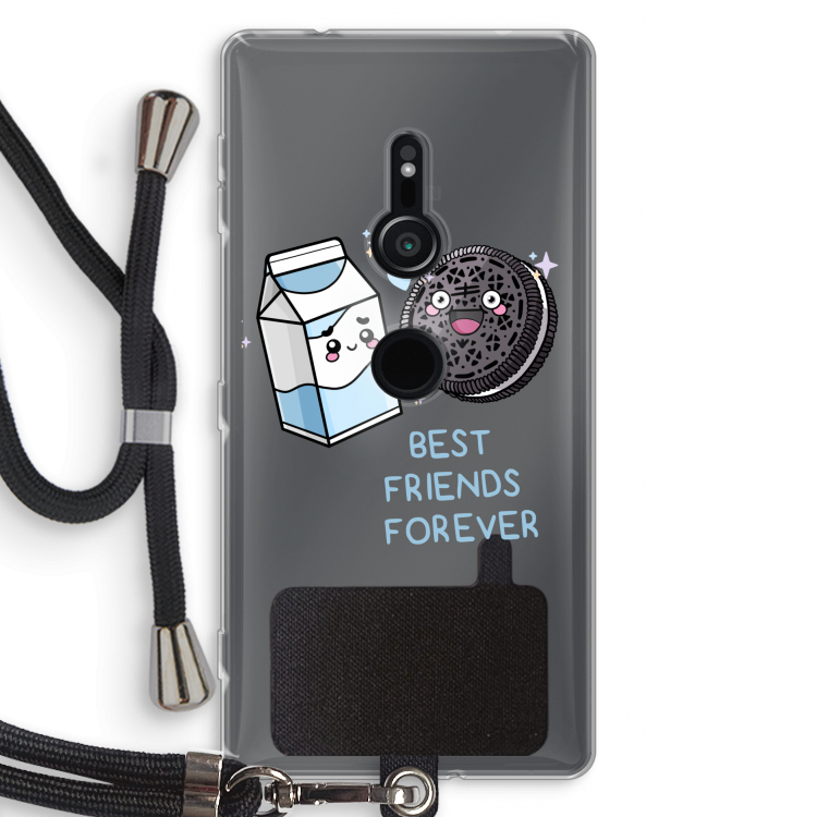 Best Friend Forever: Sony Xperia XZ2 Transparant Hoesje met koord