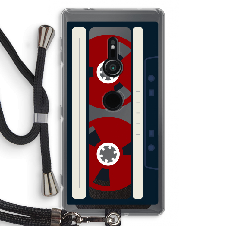 Here's your tape: Sony Xperia XZ2 Transparant Hoesje met koord