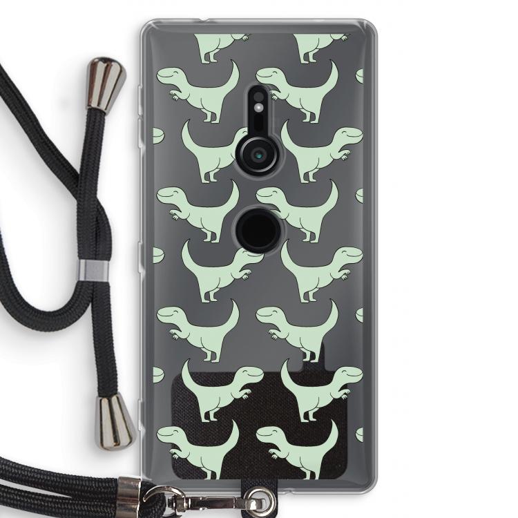 Dinos: Sony Xperia XZ2 Transparant Hoesje met koord