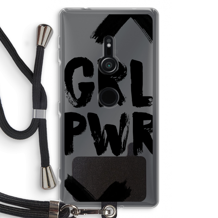 Girl Power #2: Sony Xperia XZ2 Transparant Hoesje met koord