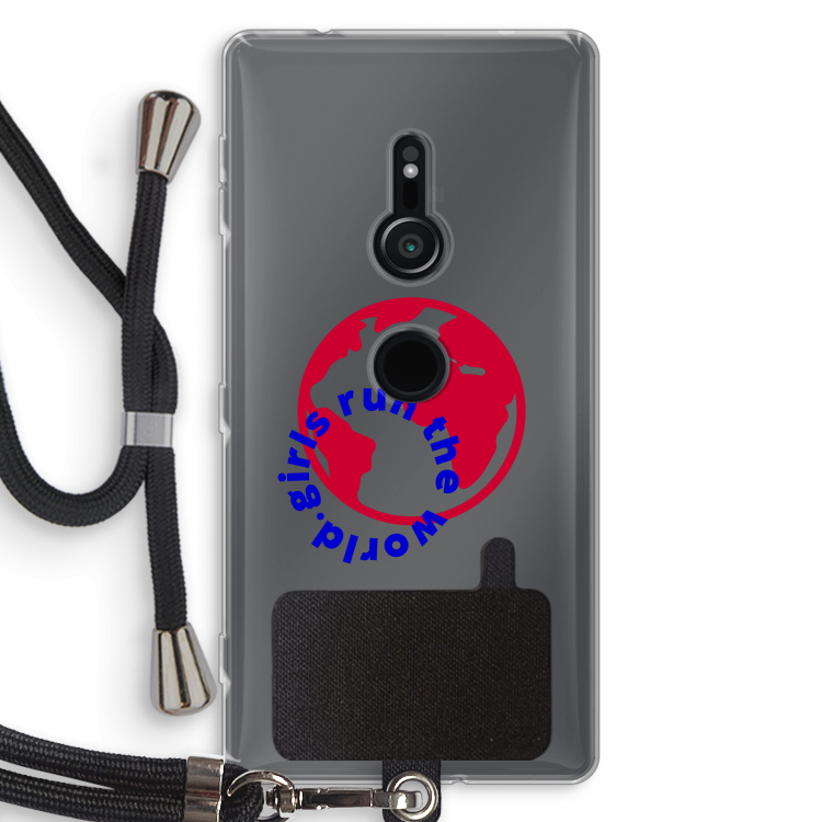 Run The World: Sony Xperia XZ2 Transparant Hoesje met koord