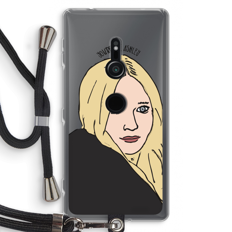 Ashley: Sony Xperia XZ2 Transparant Hoesje met koord