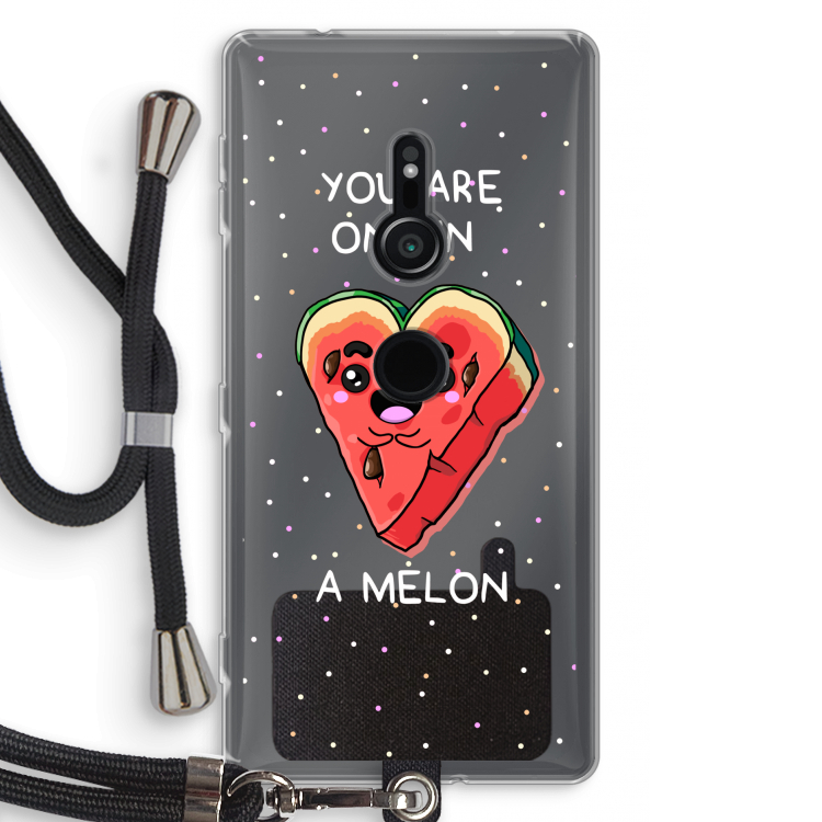 One In A Melon: Sony Xperia XZ2 Transparant Hoesje met koord