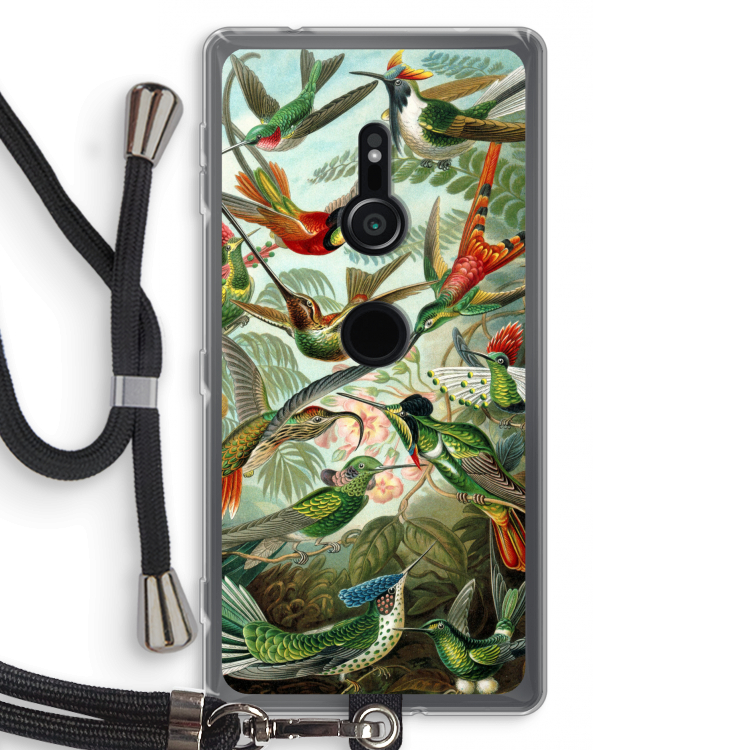 Haeckel Trochilidae: Sony Xperia XZ2 Transparant Hoesje met koord