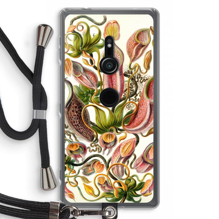 Haeckel Nepenthaceae: Sony Xperia XZ2 Transparant Hoesje met koord