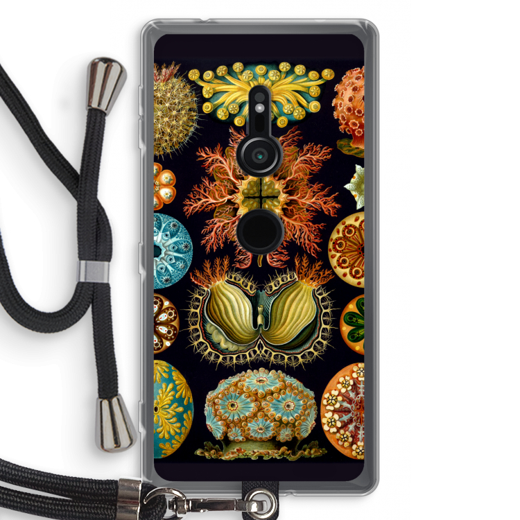 Haeckel Ascidiae: Sony Xperia XZ2 Transparant Hoesje met koord