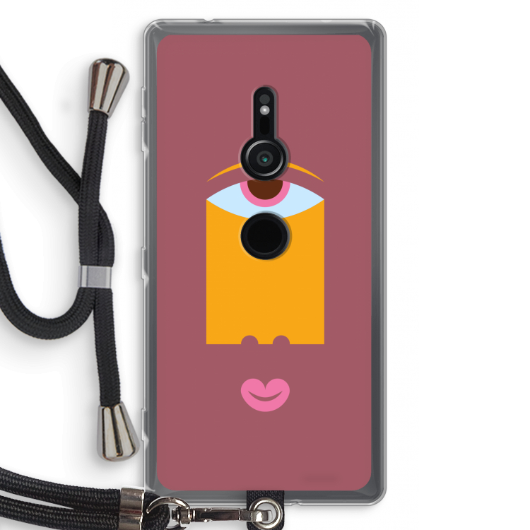 Mono V: Sony Xperia XZ2 Transparant Hoesje met koord