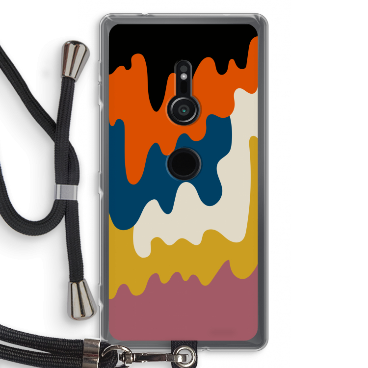 Baar A: Sony Xperia XZ2 Transparant Hoesje met koord