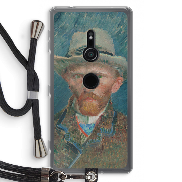 Van Gogh: Sony Xperia XZ2 Transparant Hoesje met koord