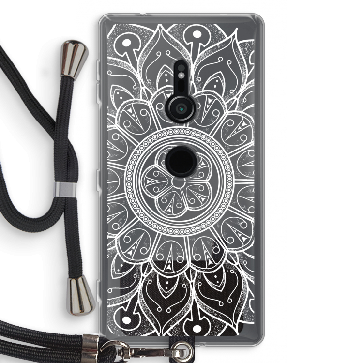 Roses Are Red: Sony Xperia XZ2 Transparant Hoesje met koord