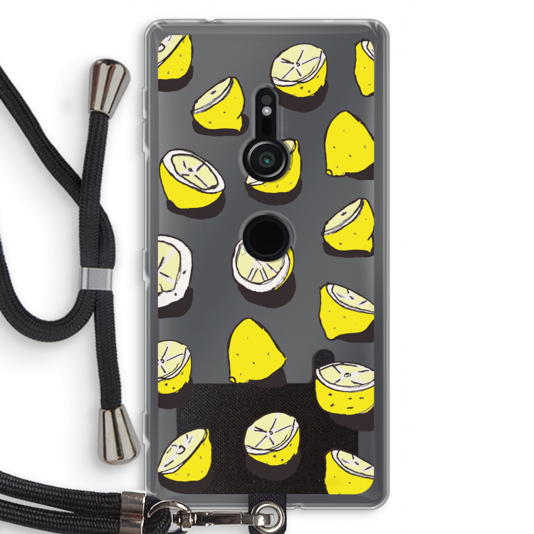 When Life Gives You Lemons...: Sony Xperia XZ2 Transparant Hoesje met koord
